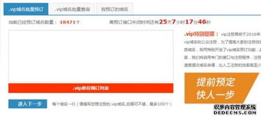 知识普及 .vip域名百科大全